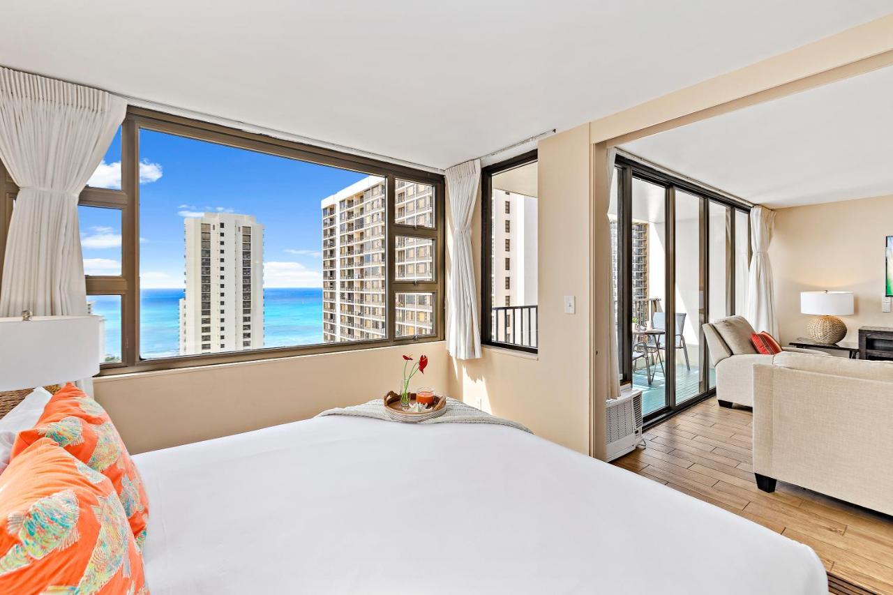 Waikiki Banyan 1Br With Great Ocean Views, Steps To Beach & Parking! Honolulu Luaran gambar