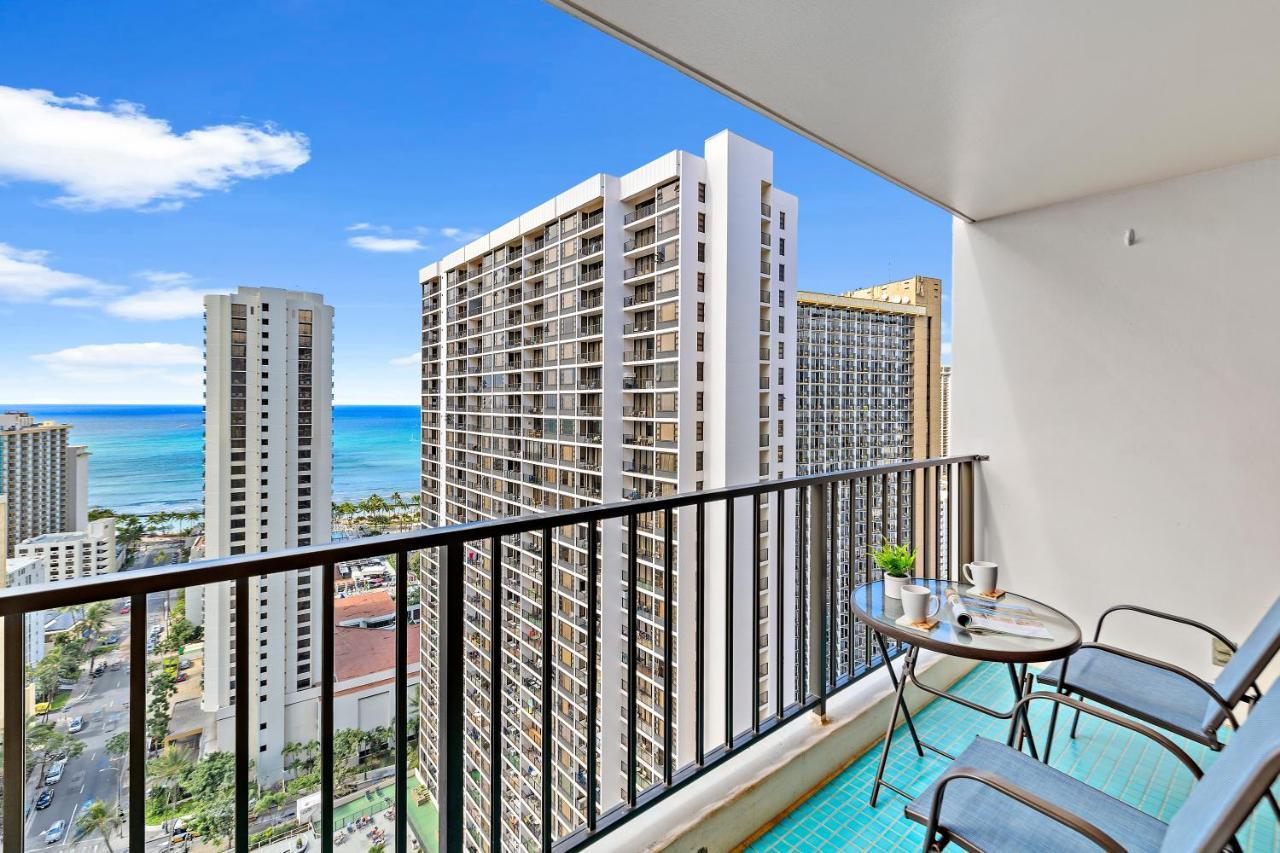 Waikiki Banyan 1Br With Great Ocean Views, Steps To Beach & Parking! Honolulu Luaran gambar